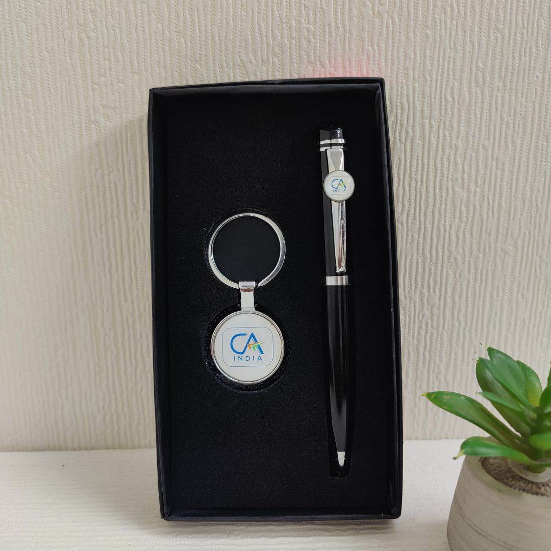 Professional Pen & Keychain Gift Set for Chartered Accountants | Elegant CA Gift - BBD GIFTS