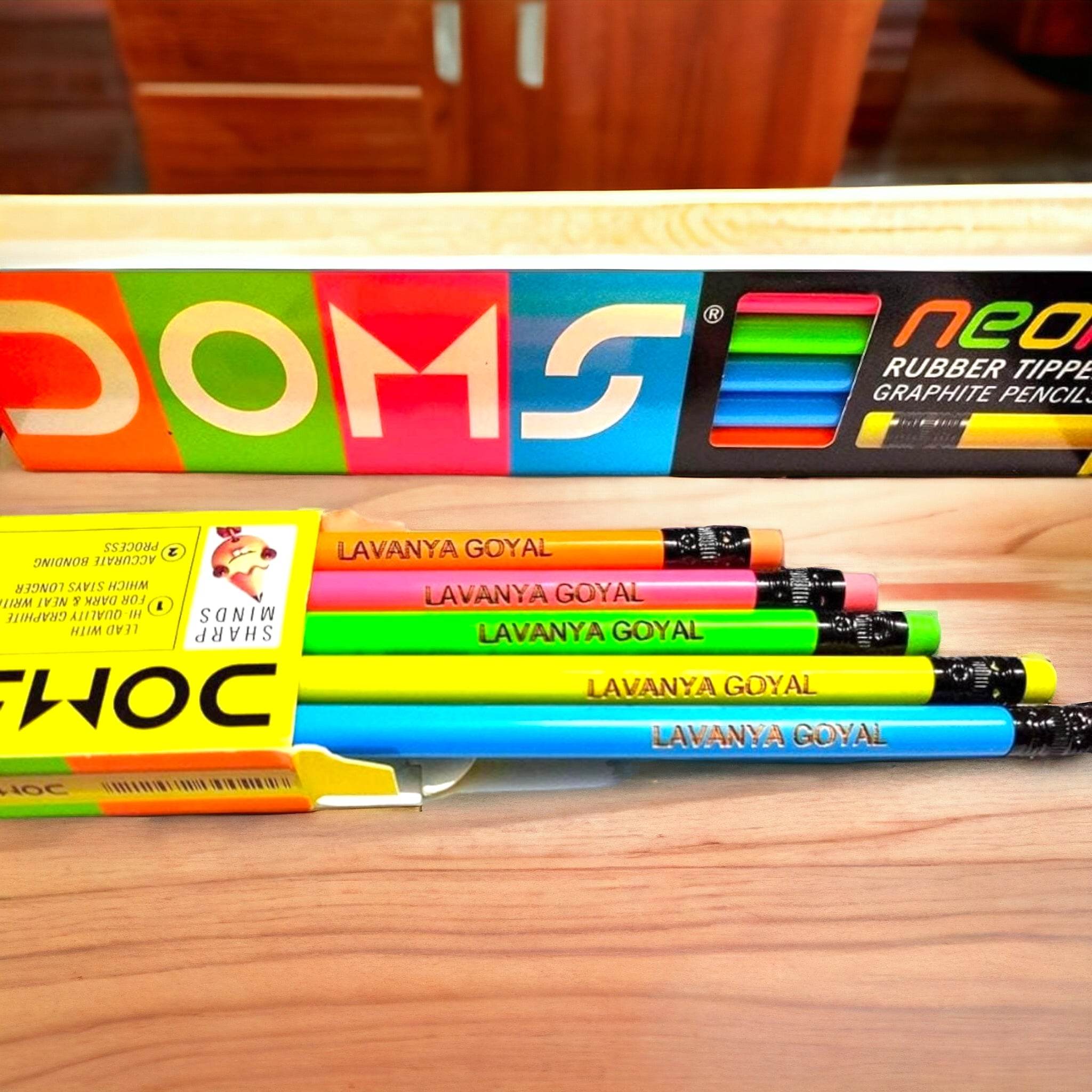 Personalized Doms Colour Pencils Set – Ideal for School & Birthday Gifts