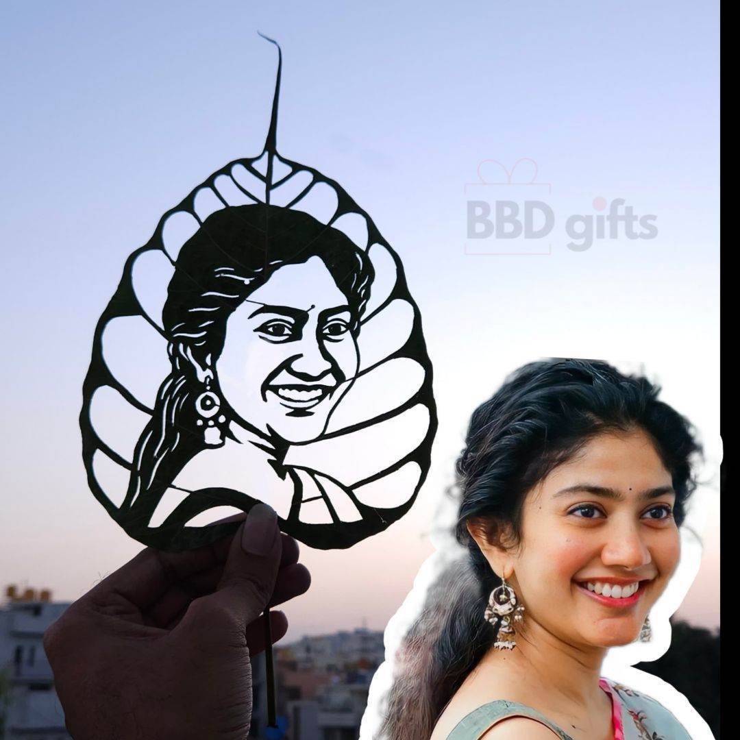 Natural Custom Leaf Art | Best Gifts For Birthday , Occasional , Anniversaries ,girls | gift for him and her - BBD GIFTS