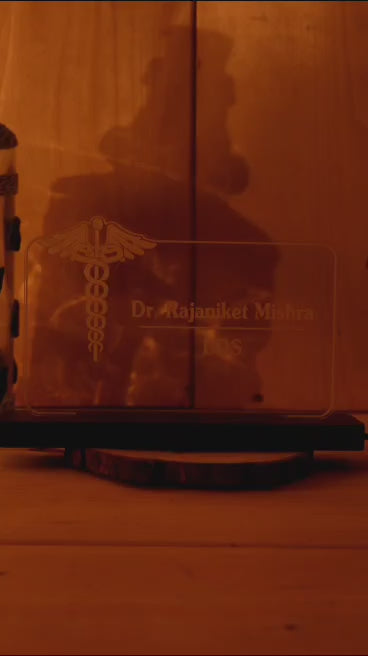 Customized Table Top With LED | Best gift for doctor | special doctor gift 