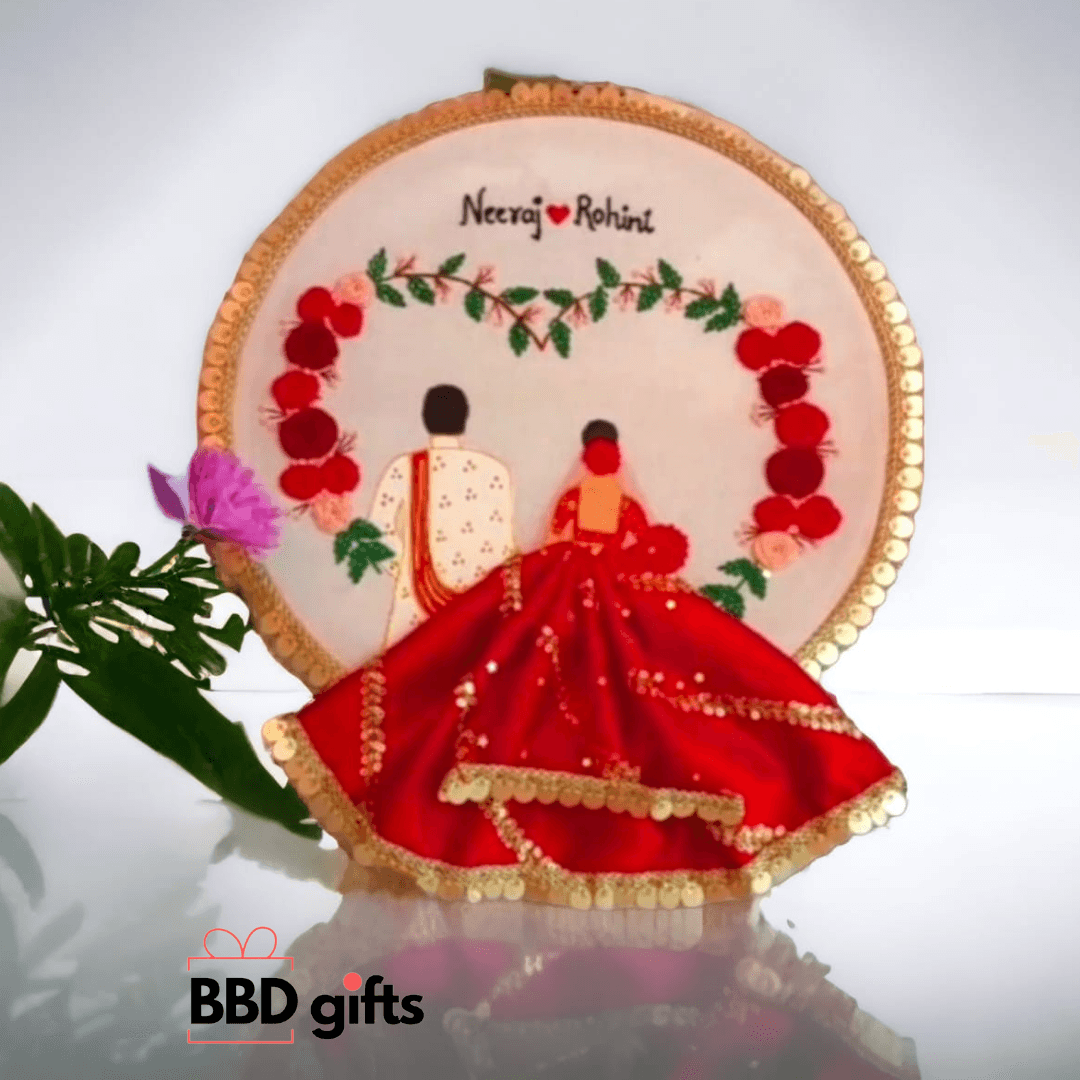 Wedding Embroidery Hoop - BBD GIFTS