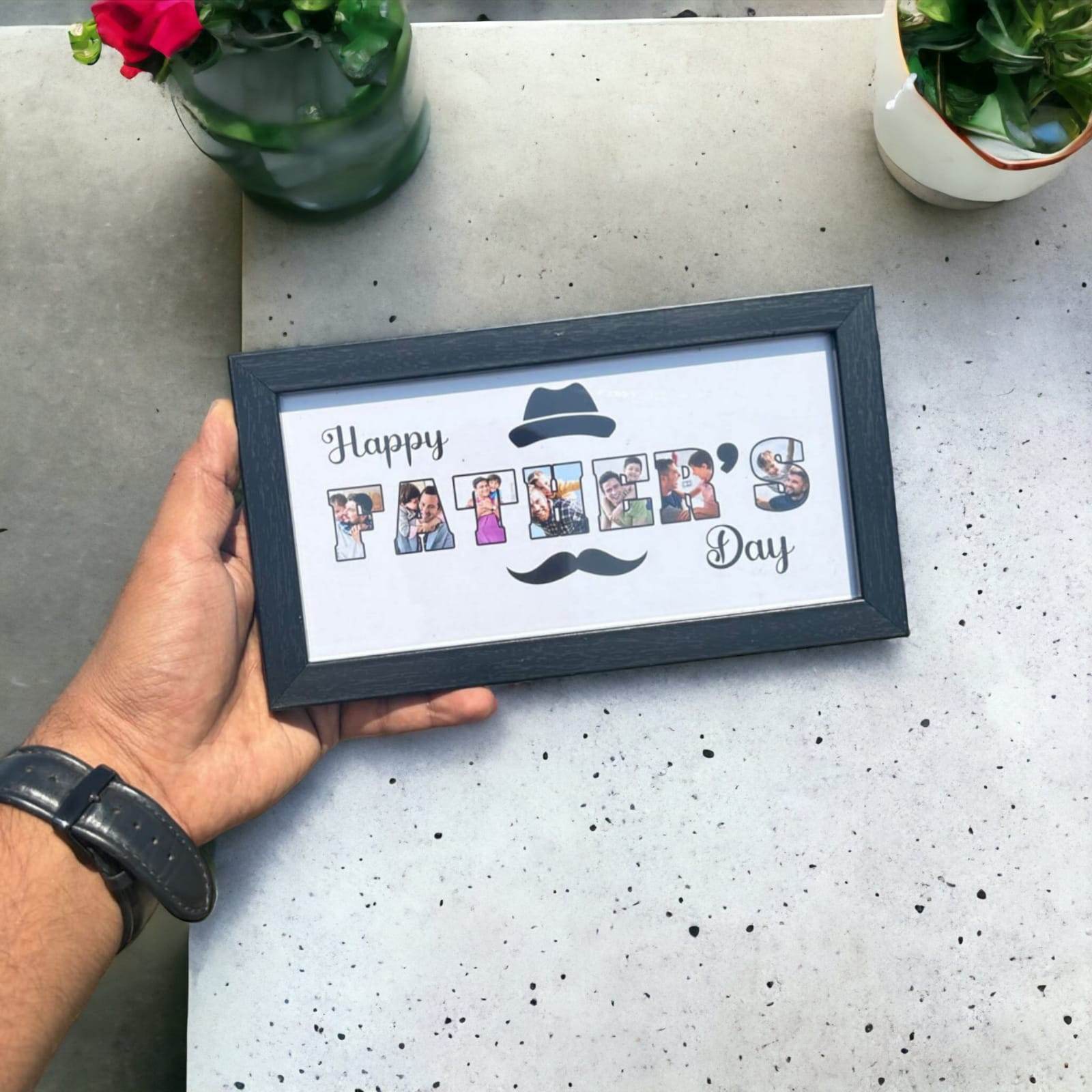 Customized Father Frame | Best Gift For Father | Father's Day Gift | Best Gift For Him | Father Daughter love - BBD GIFTS