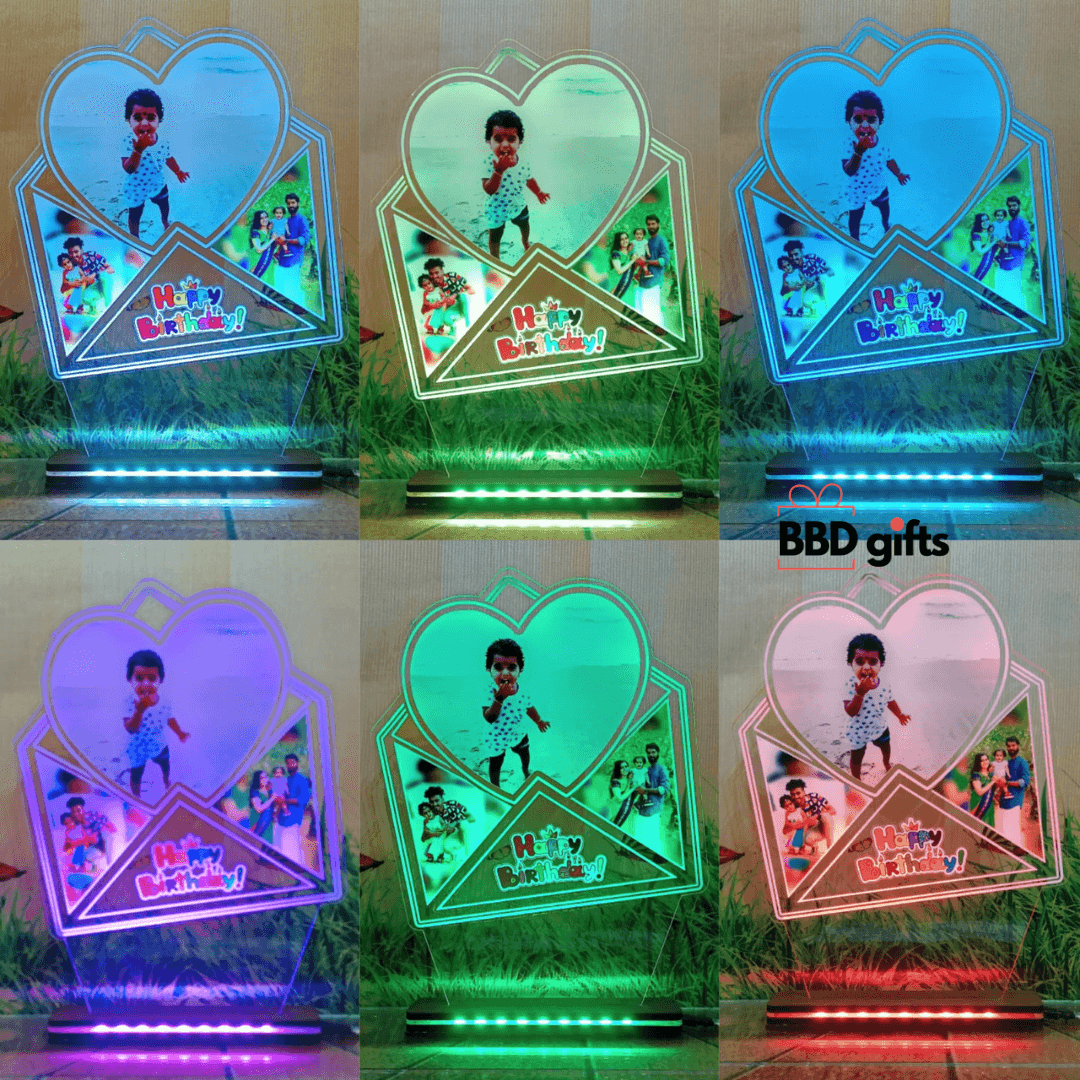 Customized Table Top With LED | table top | Best table tops | best birthday gift| home decors | Buy table decors online - BBD GIFTS