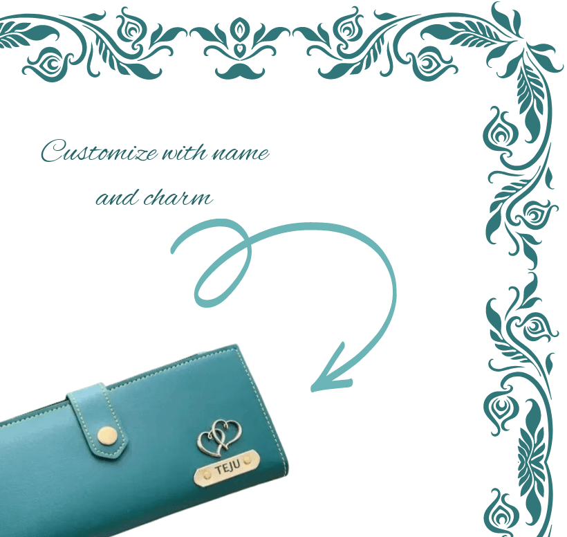 Customized Ladies Wallet – Personalized Wallet for Women | Gift for Her - BBD GIFTS