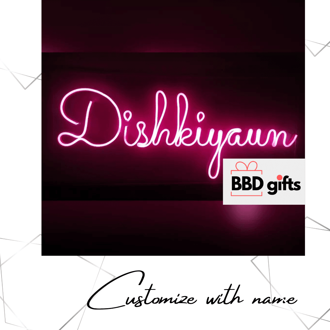 Customized Neon Light With Names |custom made neon lights - BBD GIFTS