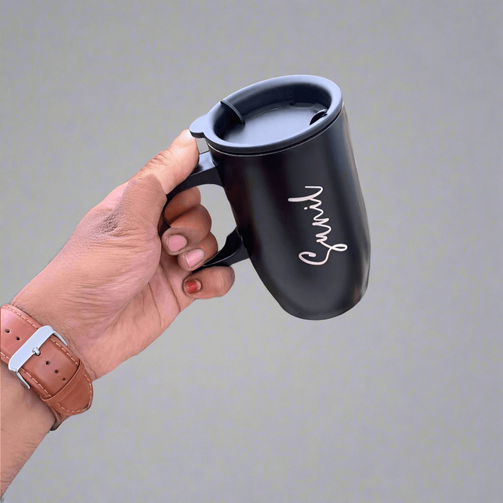 Customized Travel Mug | Trendy mugs | Travel mugs under 700 rs | Mugs for travel | Coffee mugs | Tea mugs - BBD GIFTS