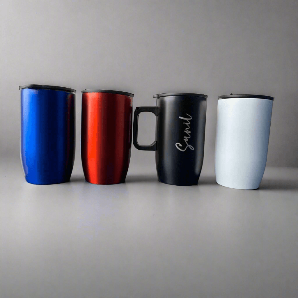 Customized Travel Mug | Trendy mugs | Travel mugs under 700 rs | Mugs for travel | Coffee mugs | Tea mugs - BBD GIFTS