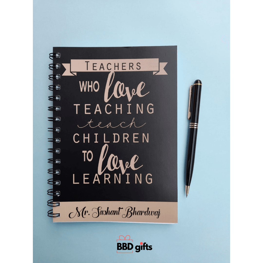Customized Diary & Pen Combo | Personalized A5 Diary with Custom Design - BBD GIFTS