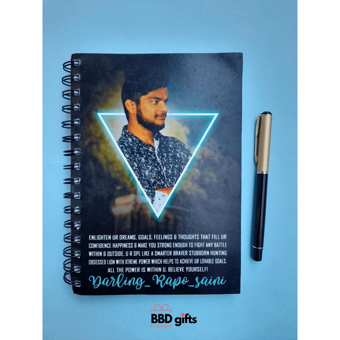 Customized Diary & Pen Combo | Personalized A5 Diary with Custom Design - BBD GIFTS
