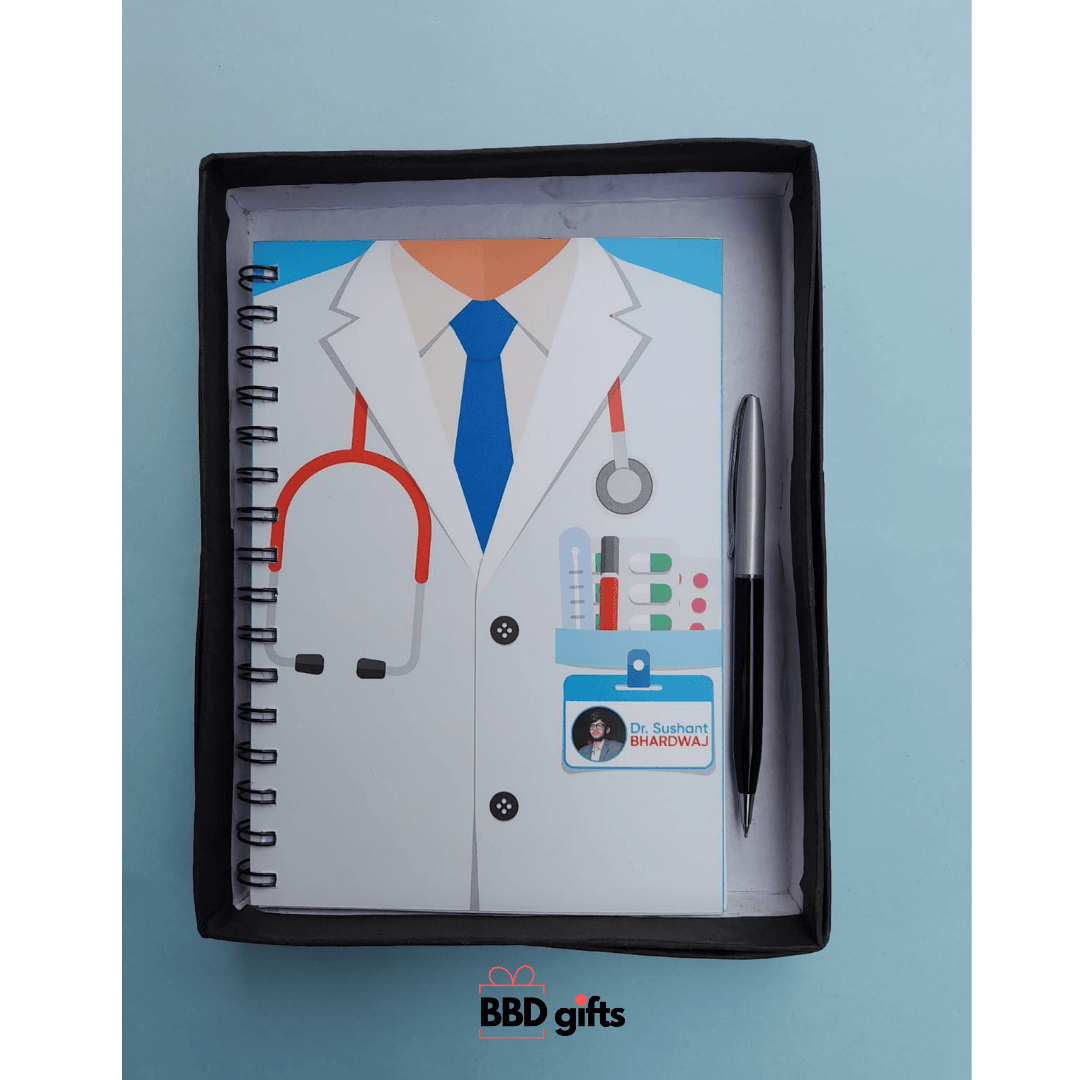 Customized Diary & Pen Combo | Personalized A5 Diary with Custom Design - BBD GIFTS