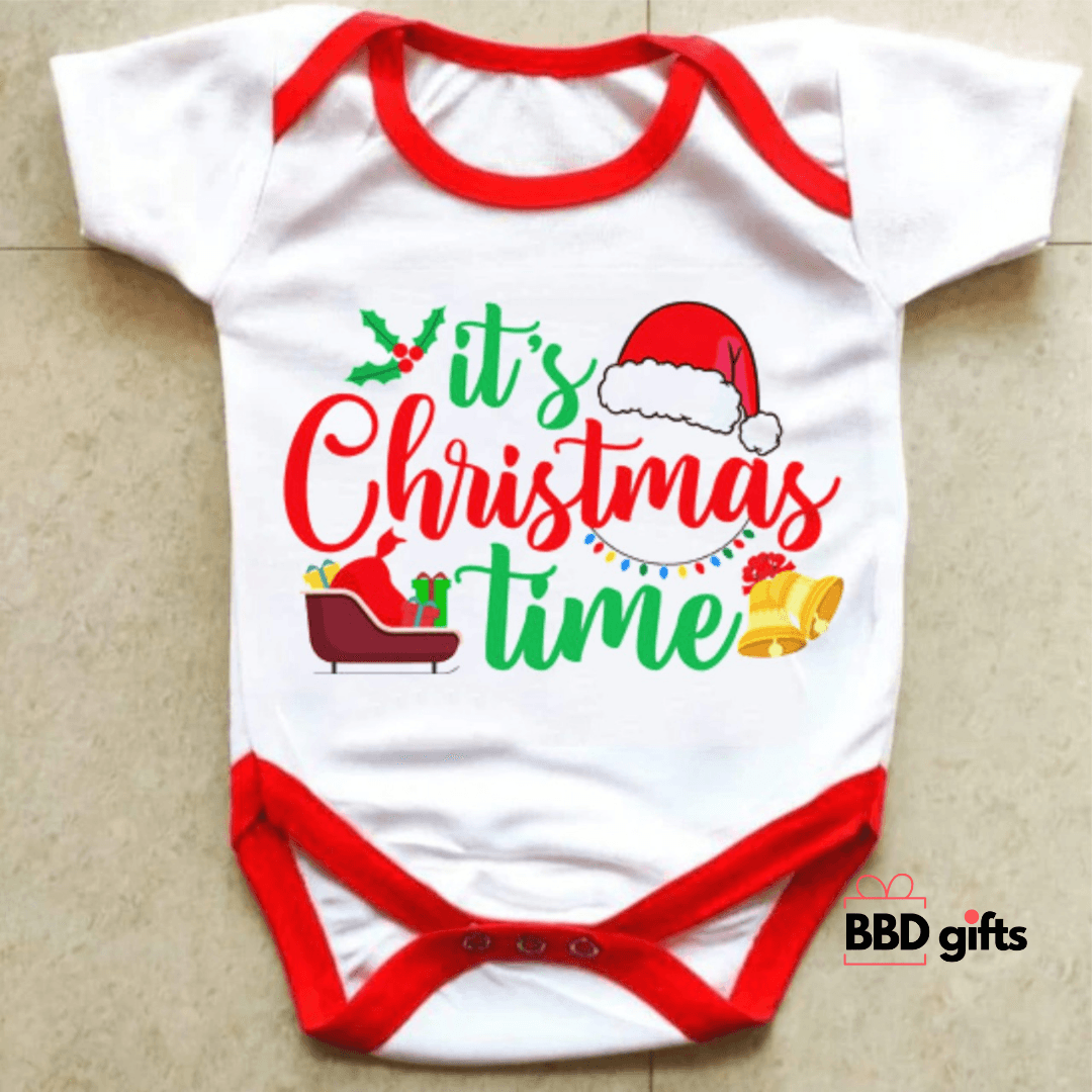 Kids romper for christmas | Christmas gifts for babies | Christmas themed dress for 1 year old | Christmas gifts for kids under 400 rs - BBD GIFTS