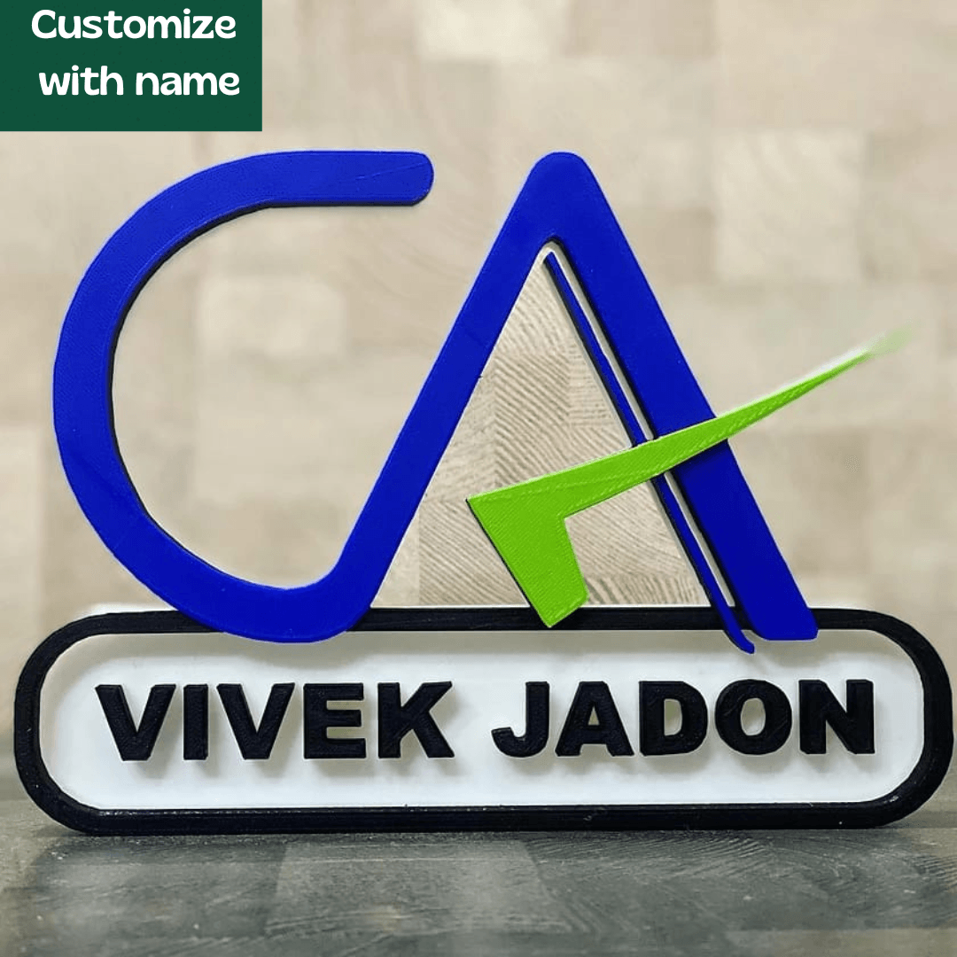 CA Personalized Table top | Best gift for CA Aspirant | Best Gift for Chartered accountant - BBD GIFTS