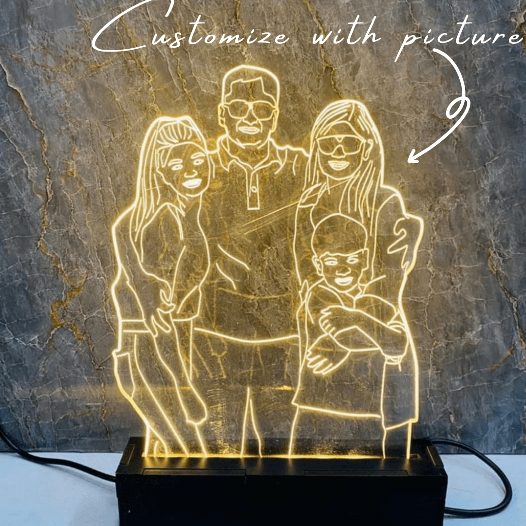 Customized Led Sketch Table Top - BBD GIFTS