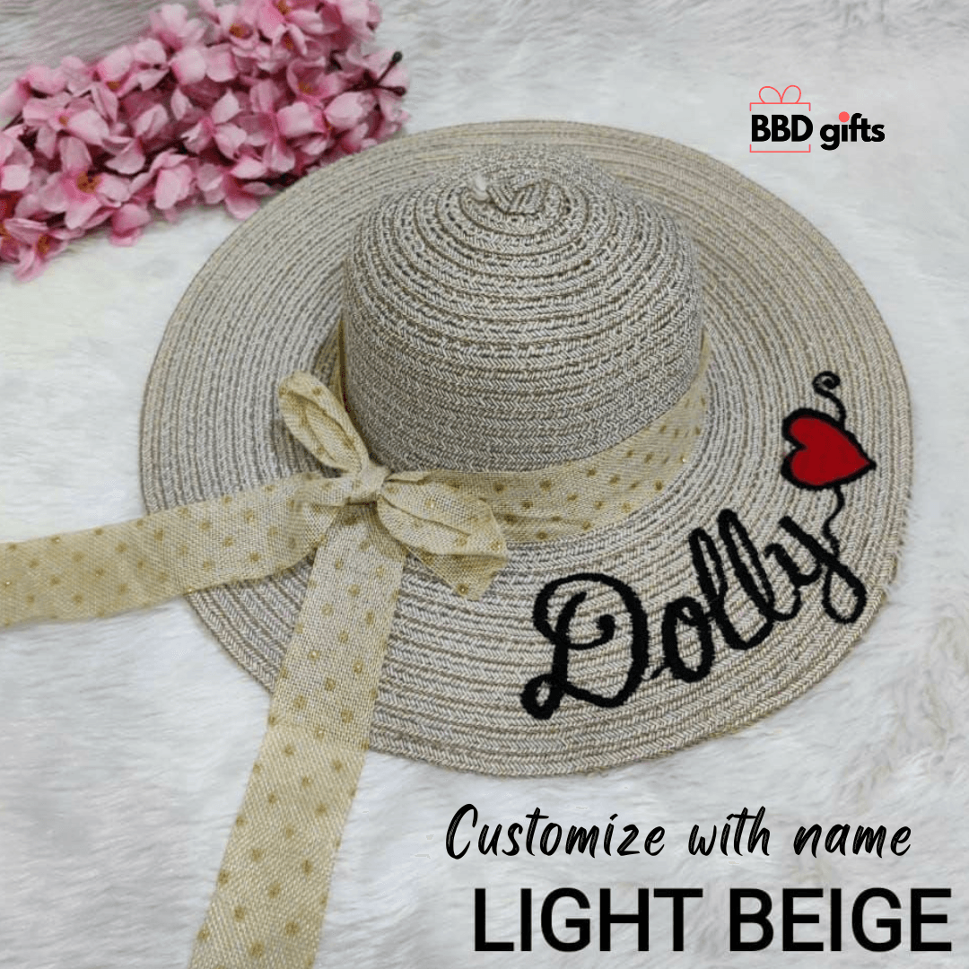 Customized Women's Beach Hats | Stylish Summer Hats | Perfect Gift for Her - BBD GIFTS