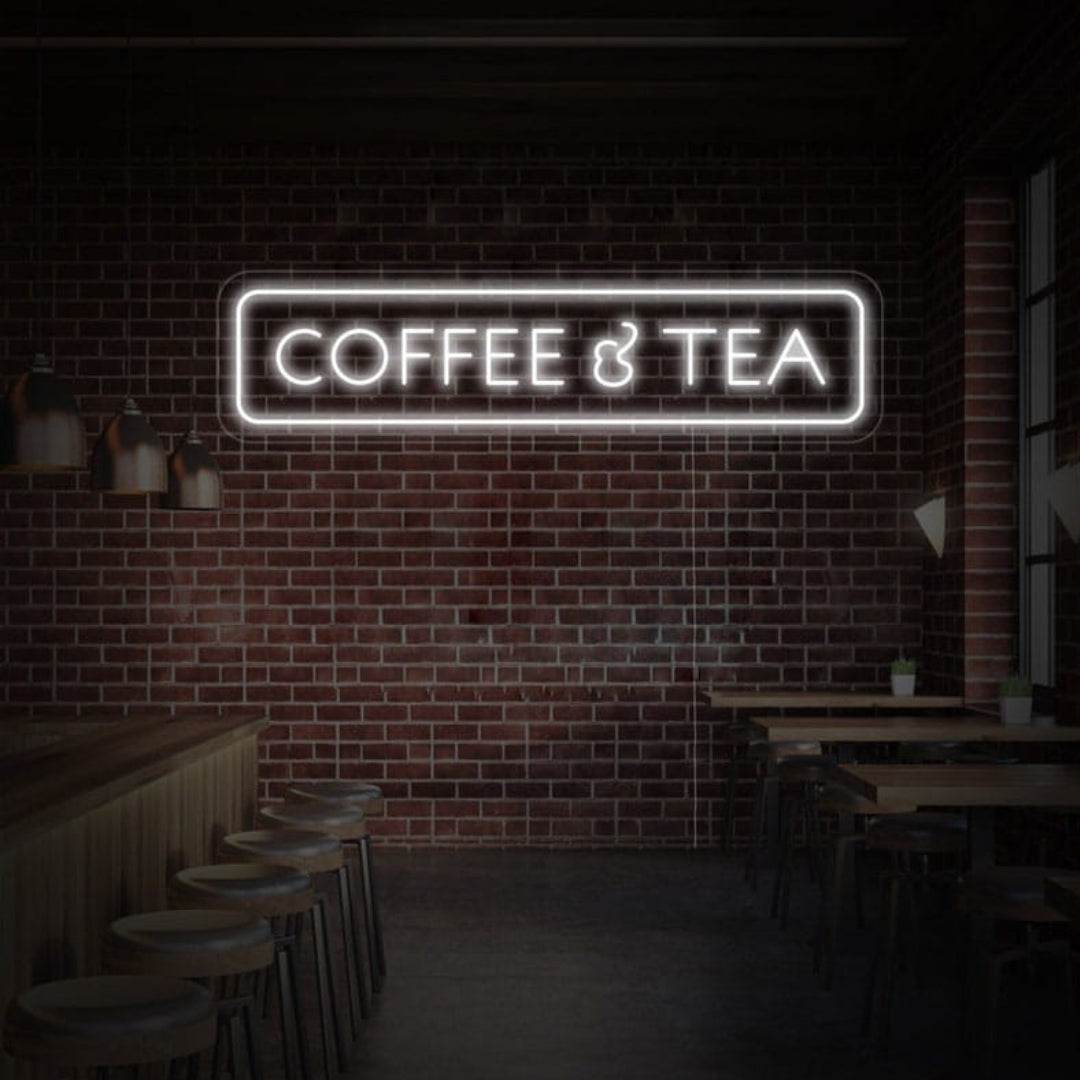 Coffee And Tea Neon Sign - BBD GIFTS