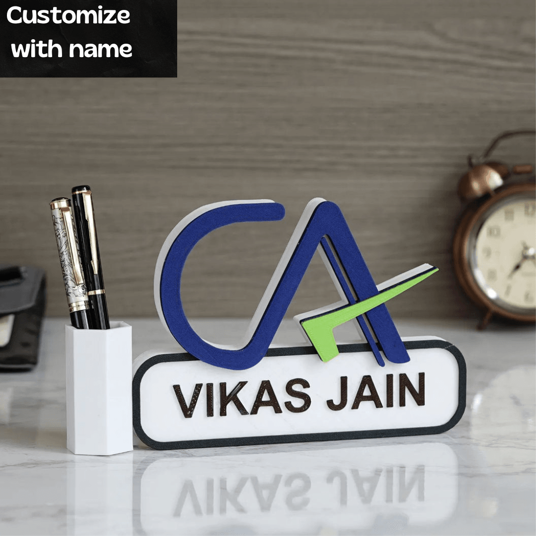 Personalized Pen Stand for CA | best gift for future CA | - BBD GIFTS
