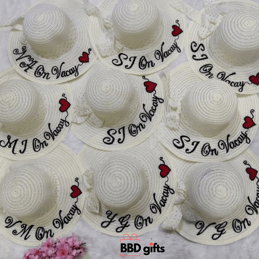 Customized Women's Beach Hats | Stylish Summer Hats | Perfect Gift for Her - BBD GIFTS