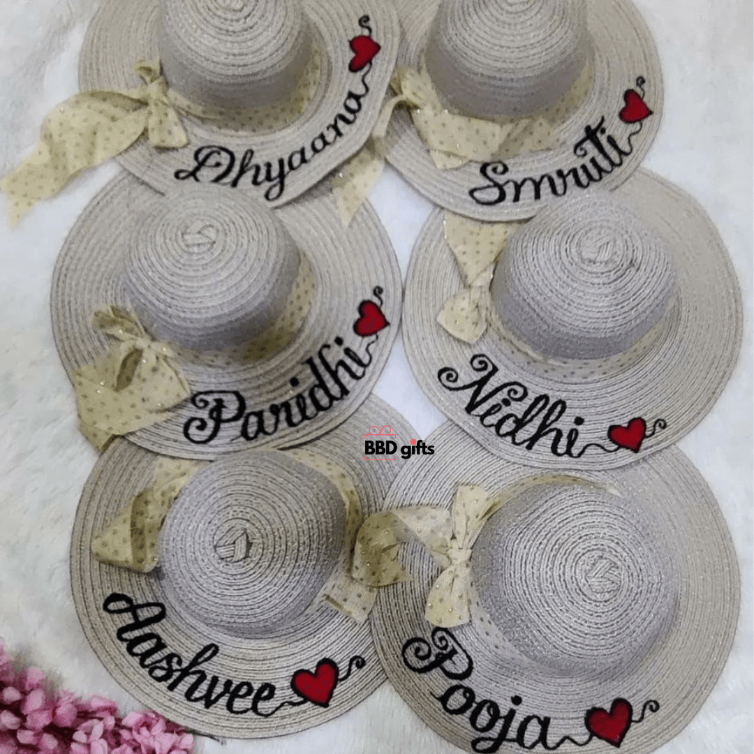 Customized Women's Beach Hats | Stylish Summer Hats | Perfect Gift for Her - BBD GIFTS