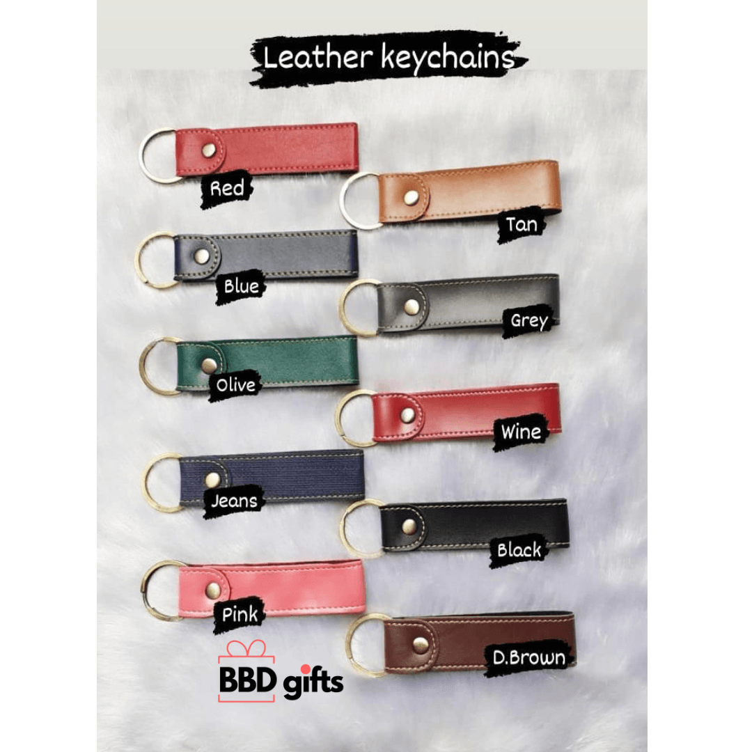 Customized keychain - Leather Keychain - Customized Bike Keychain - BBD GIFTS