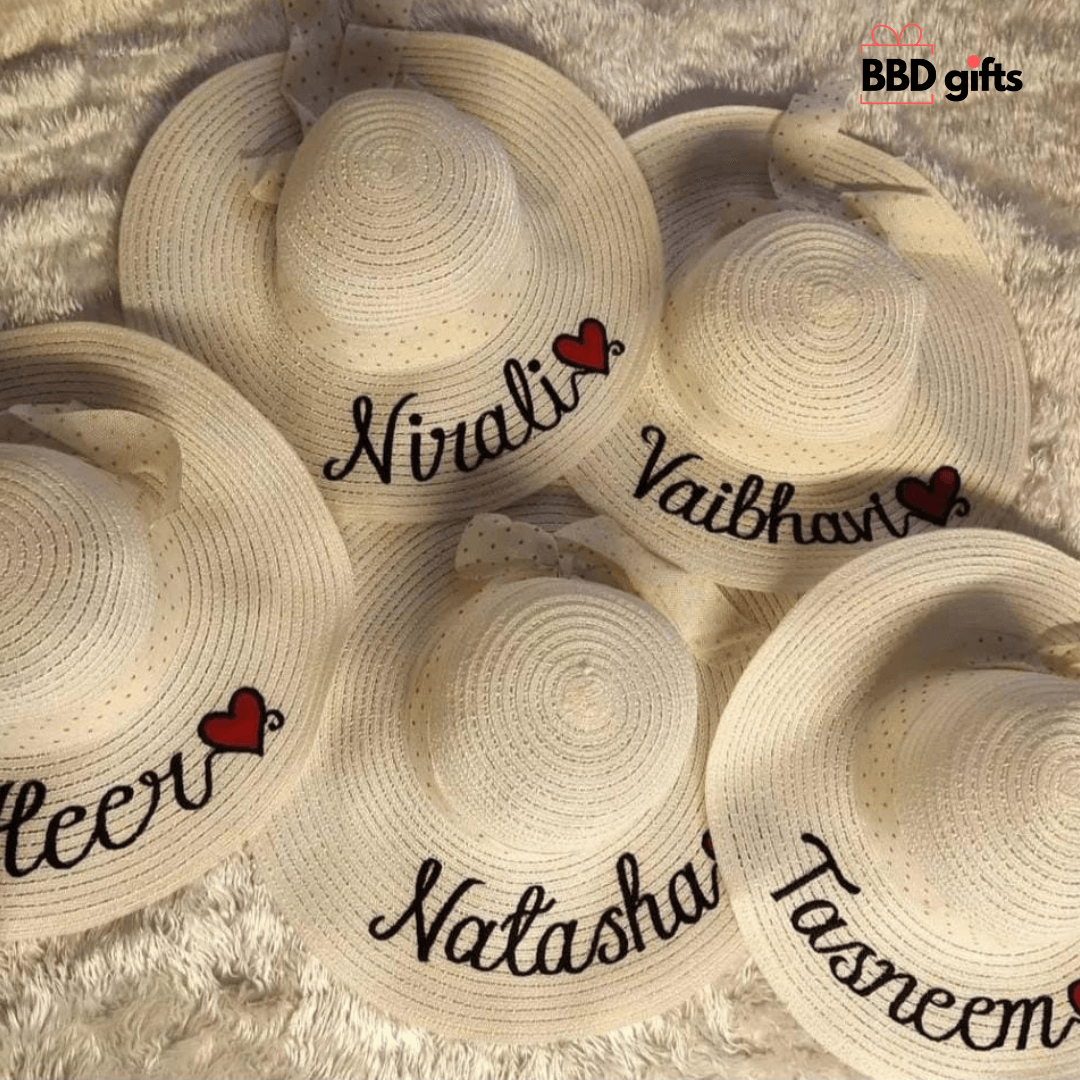 Customized Women's Beach Hats | Stylish Summer Hats | Perfect Gift for Her - BBD GIFTS