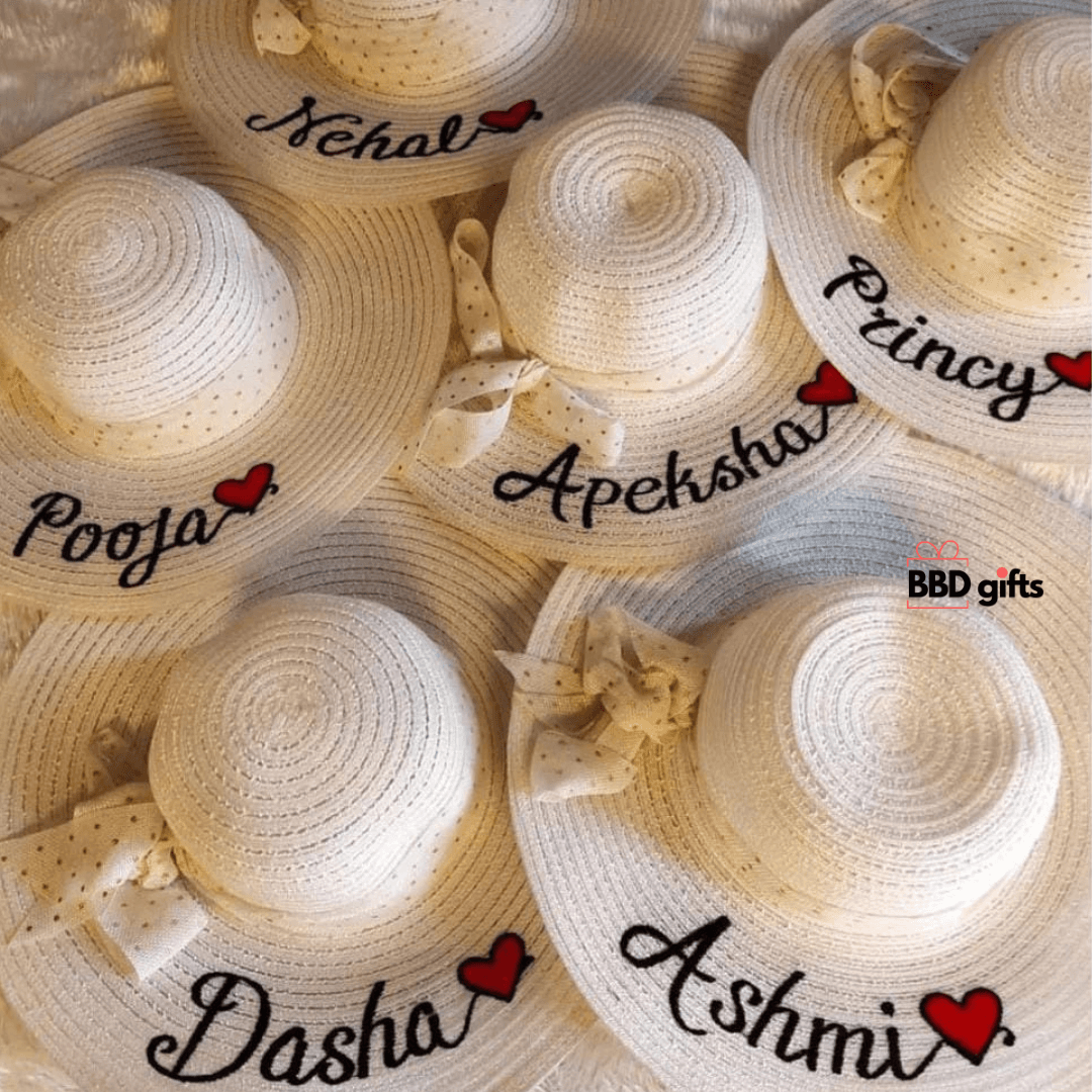 Customized Women's Beach Hats | Stylish Summer Hats | Perfect Gift for Her - BBD GIFTS