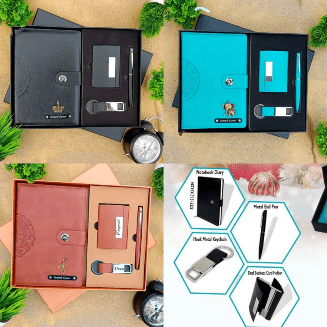 Customized Unisex Corporate Gift Combo - Personalized Corporate Gifts for Employees - BBD GIFTS