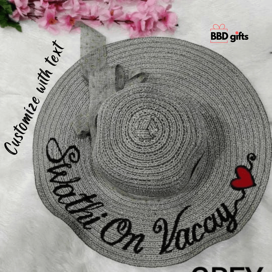 Customized Women's Beach Hats | Stylish Summer Hats | Perfect Gift for Her - BBD GIFTS