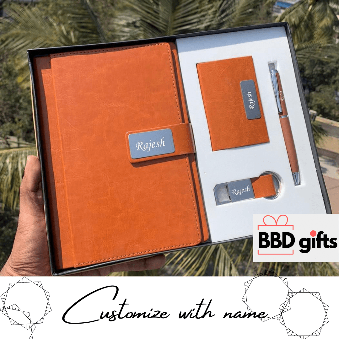 Customized Corporate Combo with Card Holder | Premium Corporate Gift Hamper for Offices - BBD GIFTS