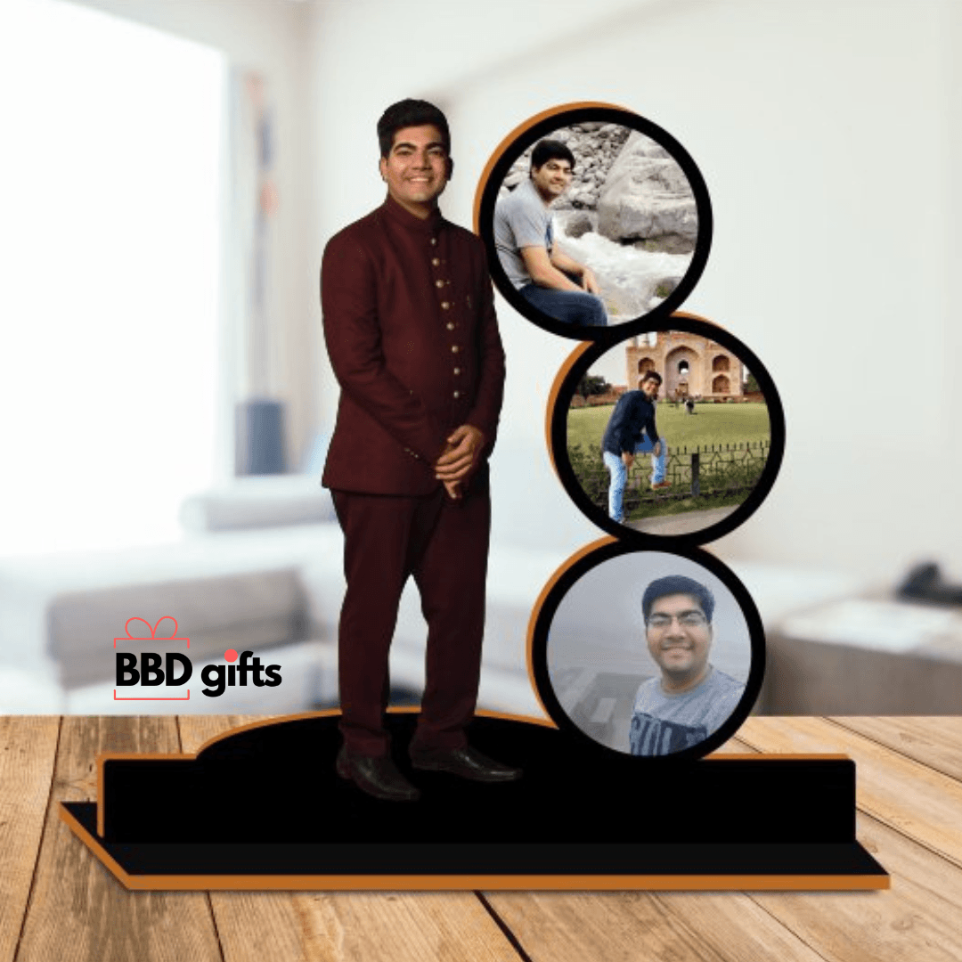 Wooden photo table top - BBD GIFTS