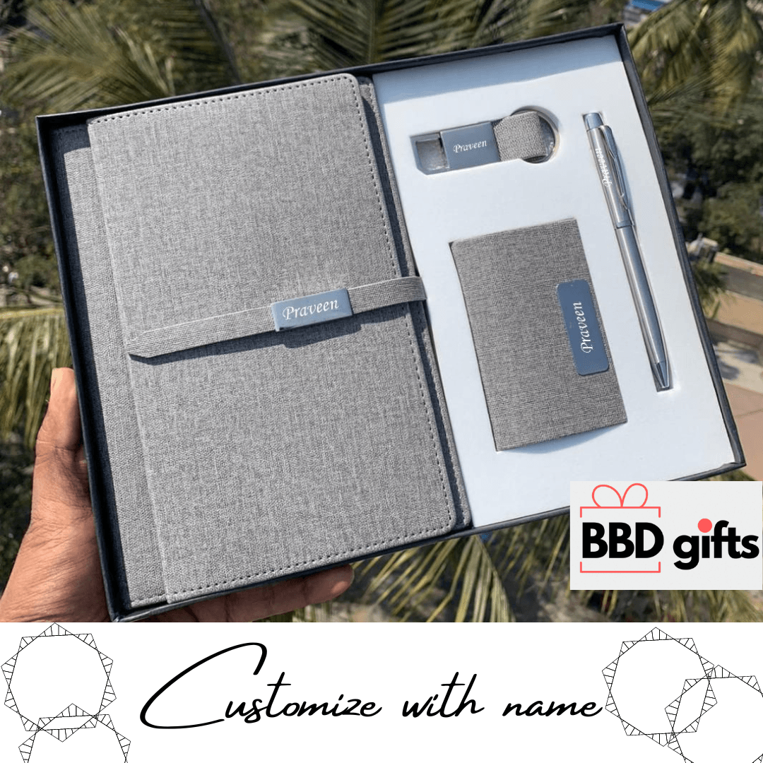 Customized Corporate Combo with Card Holder | Premium Corporate Gift Hamper for Offices - BBD GIFTS