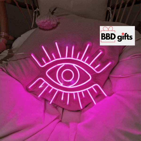 Customized neon light frame with eye logoNeon lights best neon lights