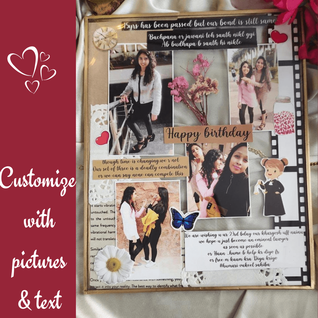 Customized Vintage Frames - Photo Frames - Gift For Birthday - BBD GIFTS