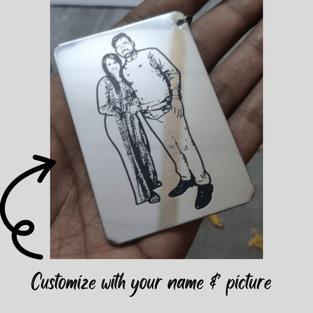 Customized Photo keychain - BBD GIFTS