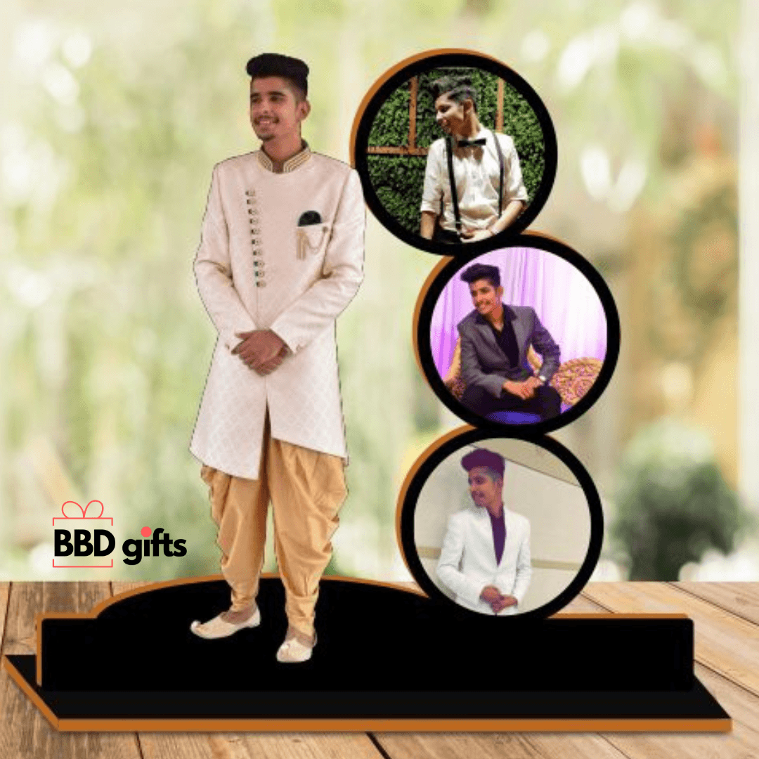 Wooden photo table top - BBD GIFTS