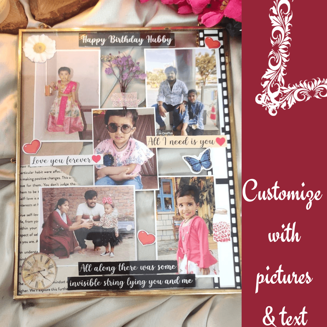 Customized Vintage Frames - Photo Frames - Gift For Birthday - BBD GIFTS