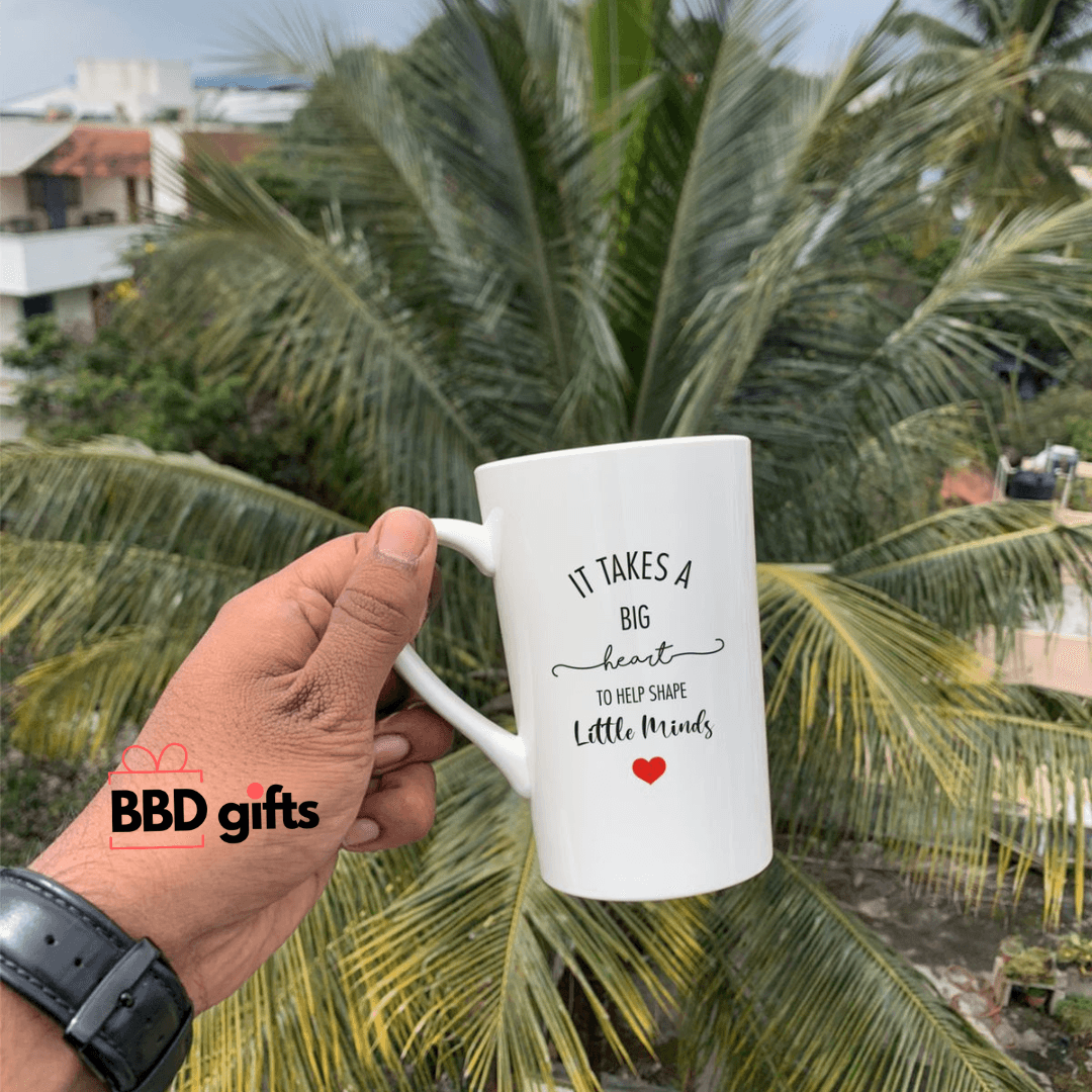 Customized Latte Tall Mug | Coffee mugs for coffee lovers | Chai cups for chai freaks | Mugs under 600 rs | Best mugs for coffee lovers - BBD GIFTS
