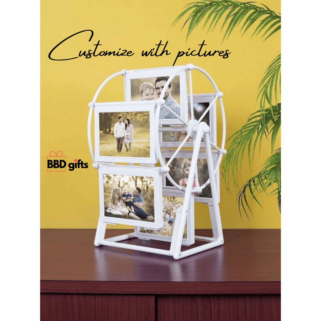 Customized Wheel Photo Frame | Home decors | Best birthday gifts | Unique model gifts | Wheel photo frame - BBD GIFTS