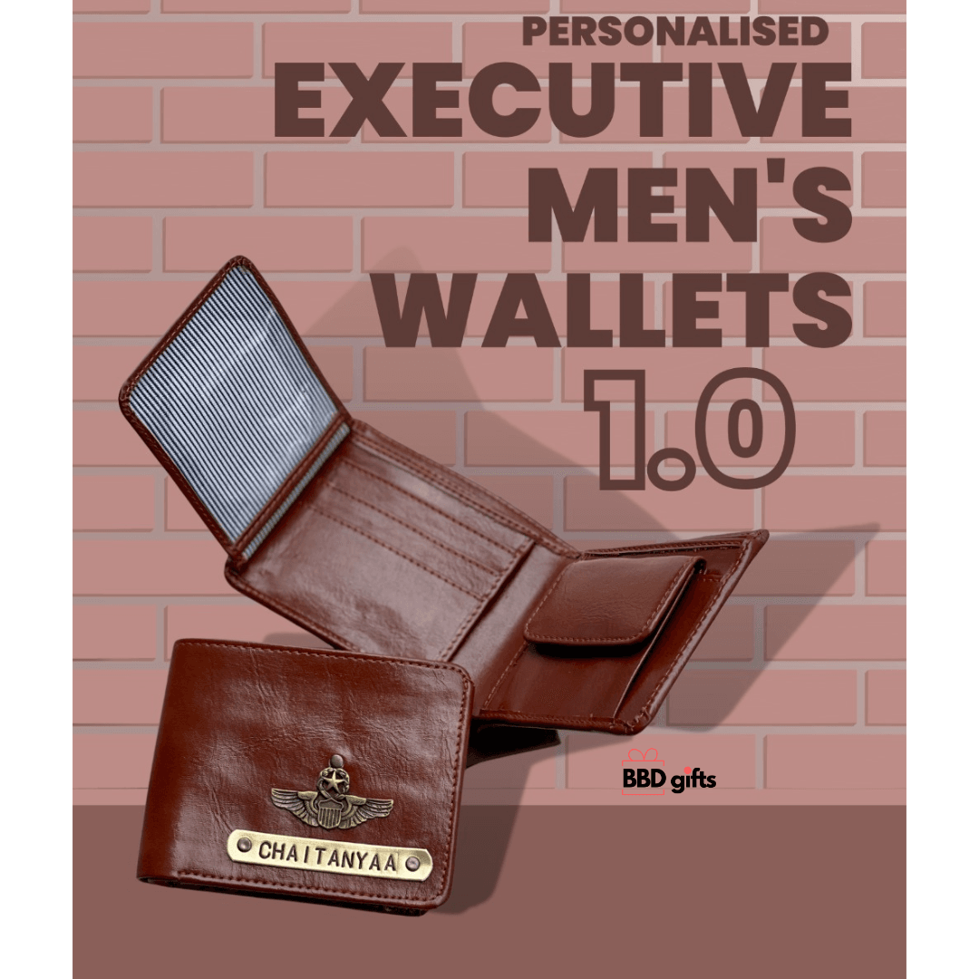 Personalised Executive Men's Wallets - Special gift for him - BBD GIFTS
