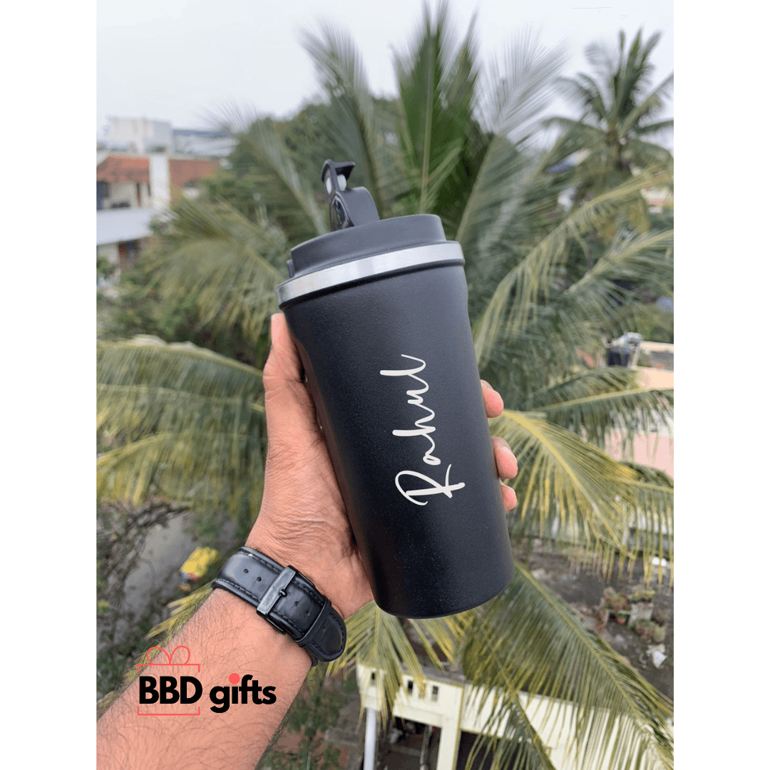 Customized Stainless Steel Travel Mug - Customized Travel Mug - Travel Mug - Led Temperature Mug - BBD GIFTS