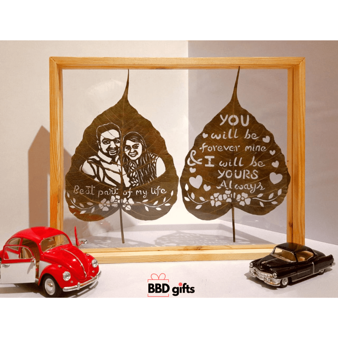Custom Leaf Memory Frames | Best Gift Ideas For couples , Parents - BBD GIFTS