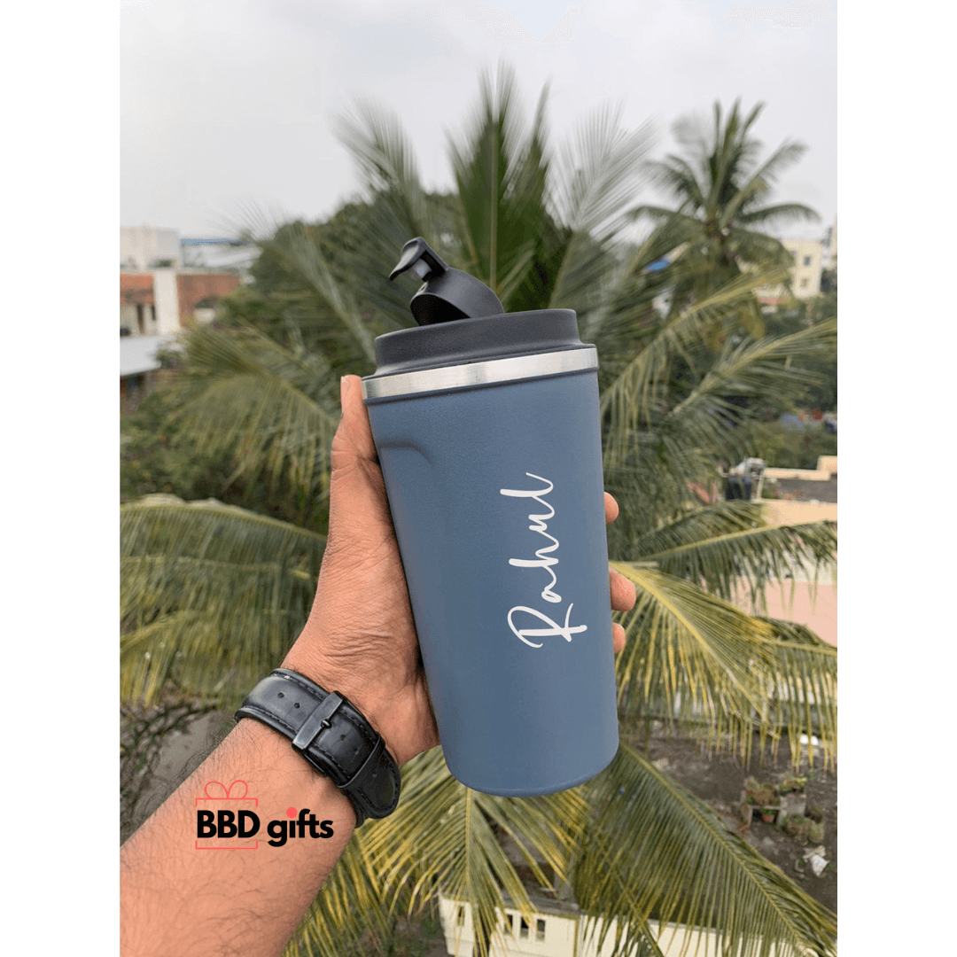 Customized Stainless Steel Travel Mug - Customized Travel Mug - Travel Mug - Led Temperature Mug - BBD GIFTS