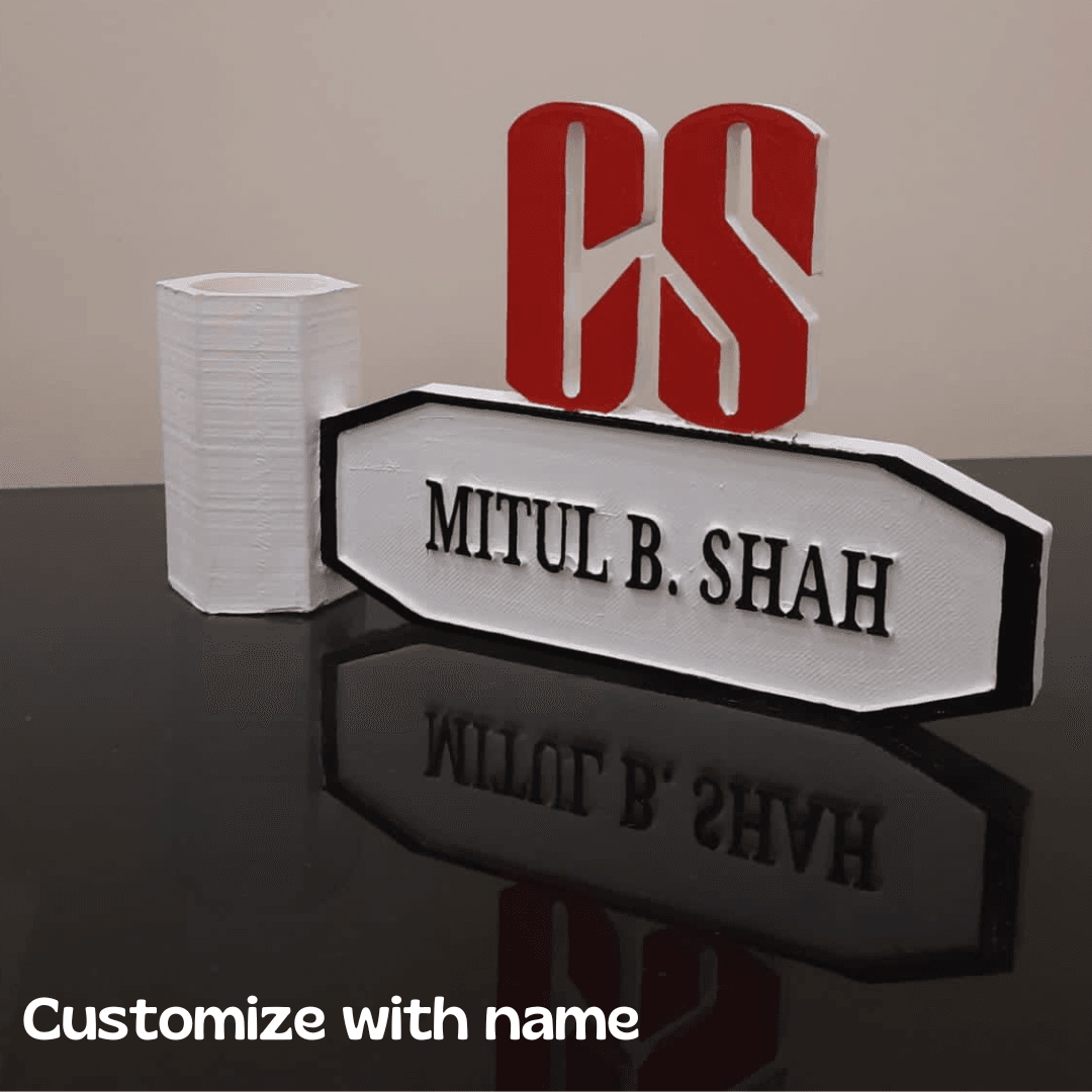 CS Personalized pen Stand | Best Gift For CS - BBD GIFTS