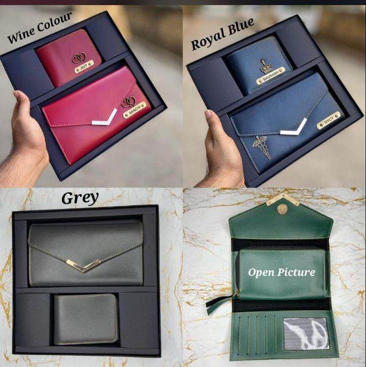 Customized Men and women wallet combo - Couple Gifts - Anniversary Gifts - BBD GIFTS