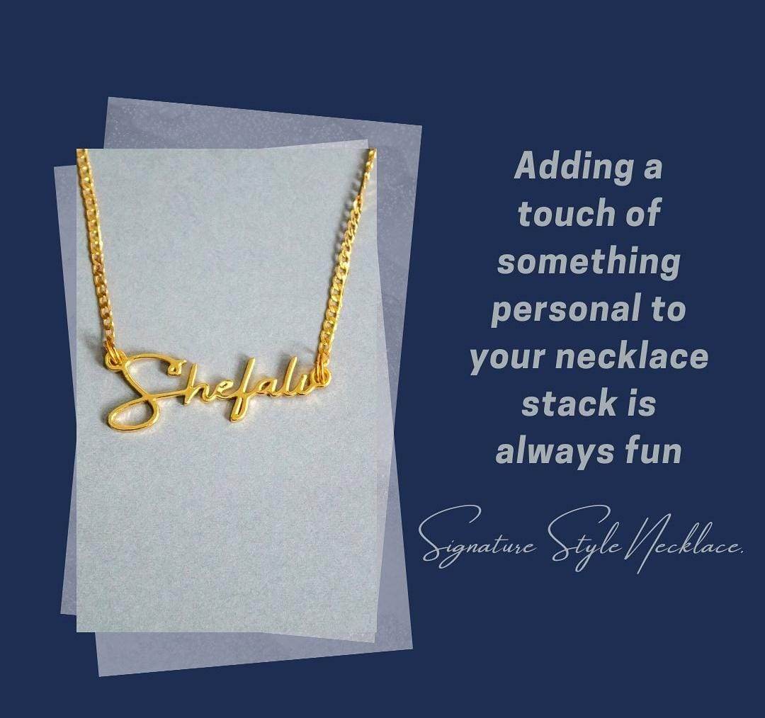 Signature Name Pendant - BBD GIFTS