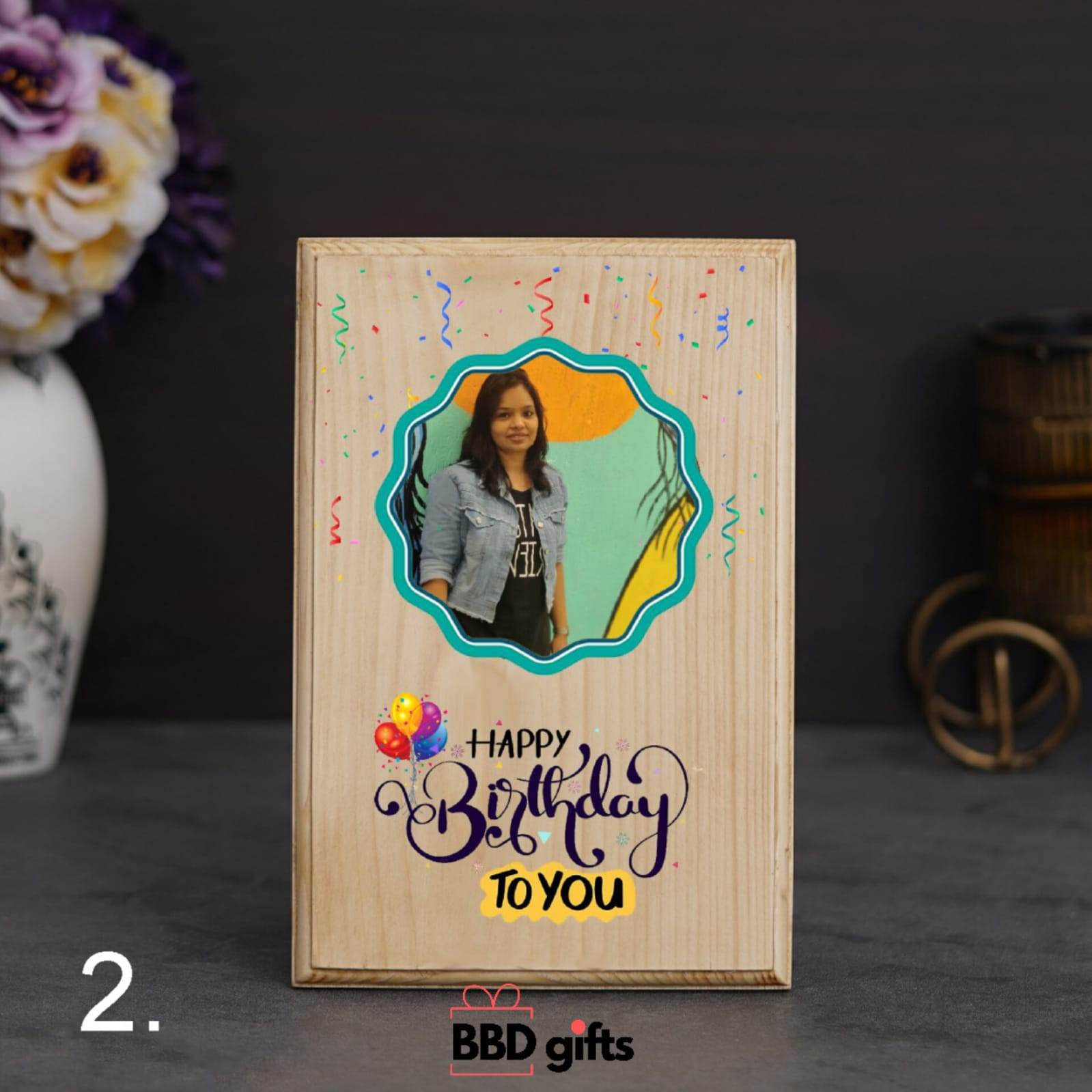 Customized Wooden Table Top Frame - BBD GIFTS