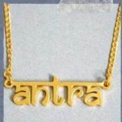 Personalized Necklace With Name INDIC style - BBD GIFTS