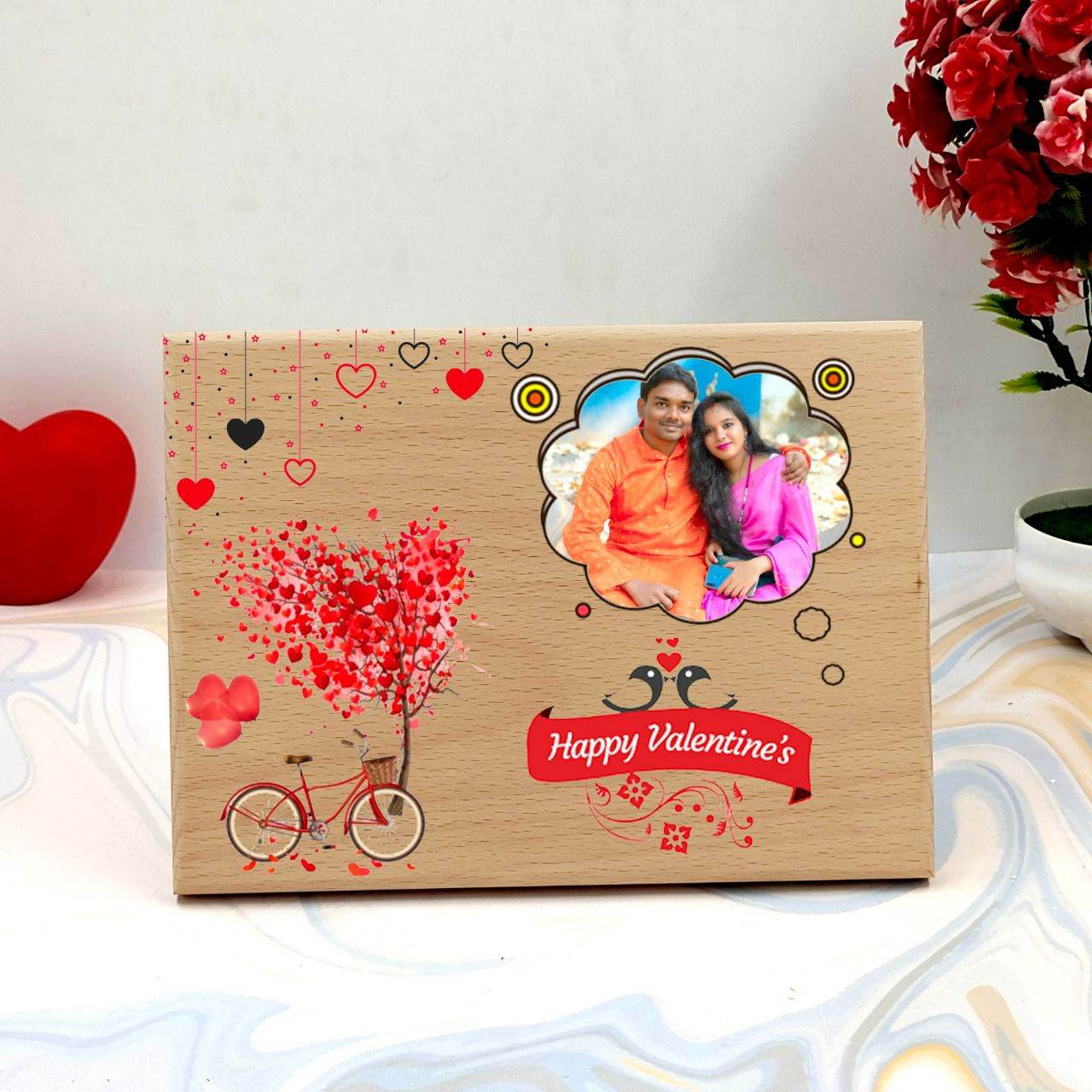 Valentine Wooden Frame - BBD GIFTS