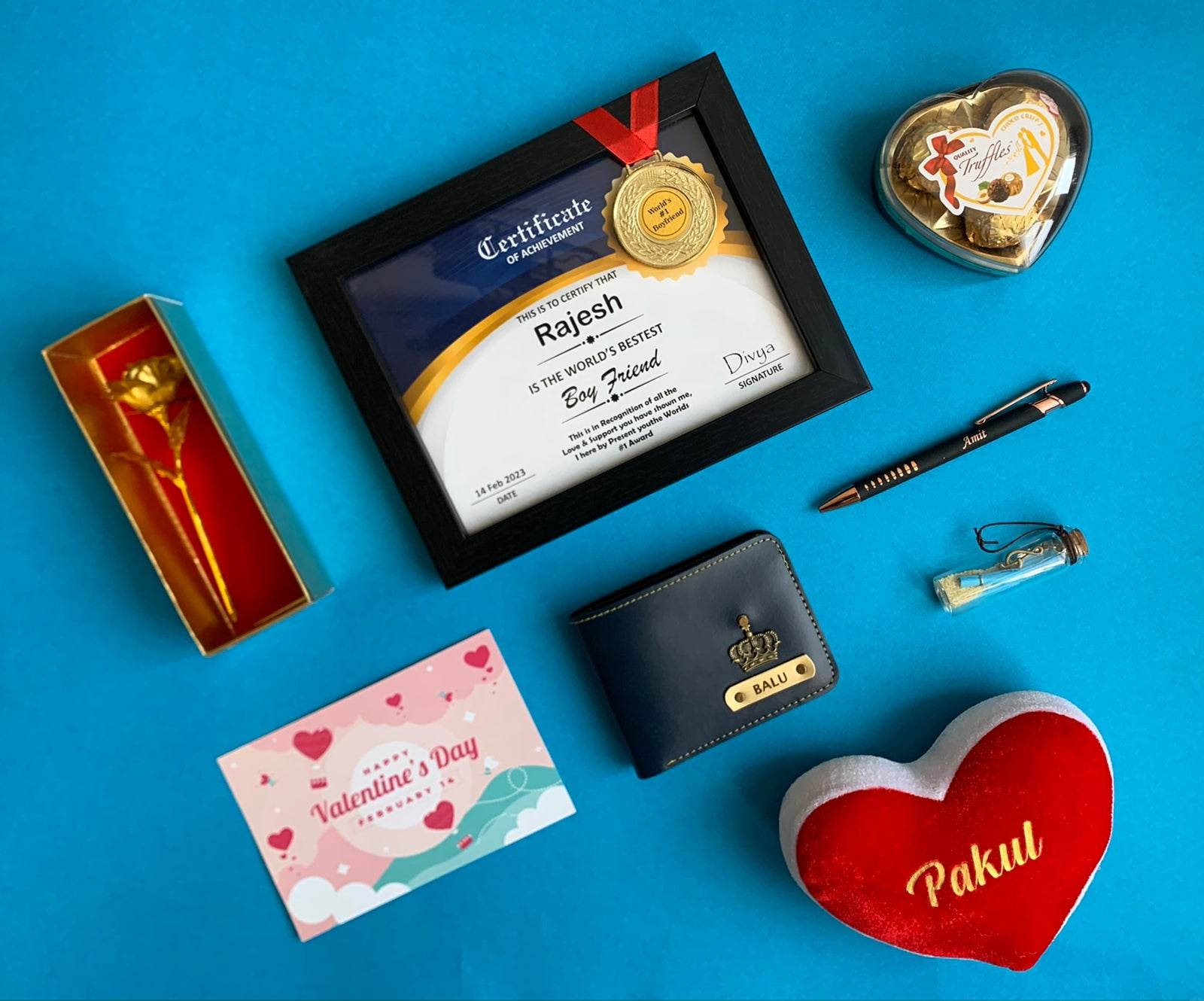 Customized Valentine's Special Combo - Personlized Gift Combo - BBD GIFTS