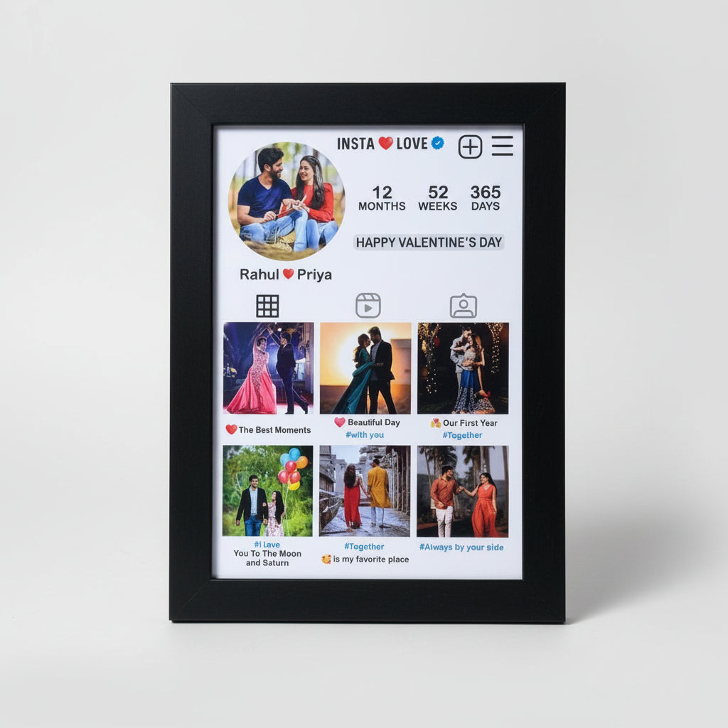 Insta Love Frame | Budget friendly Valentines day gifts | Best gift for your love - BBD GIFTS