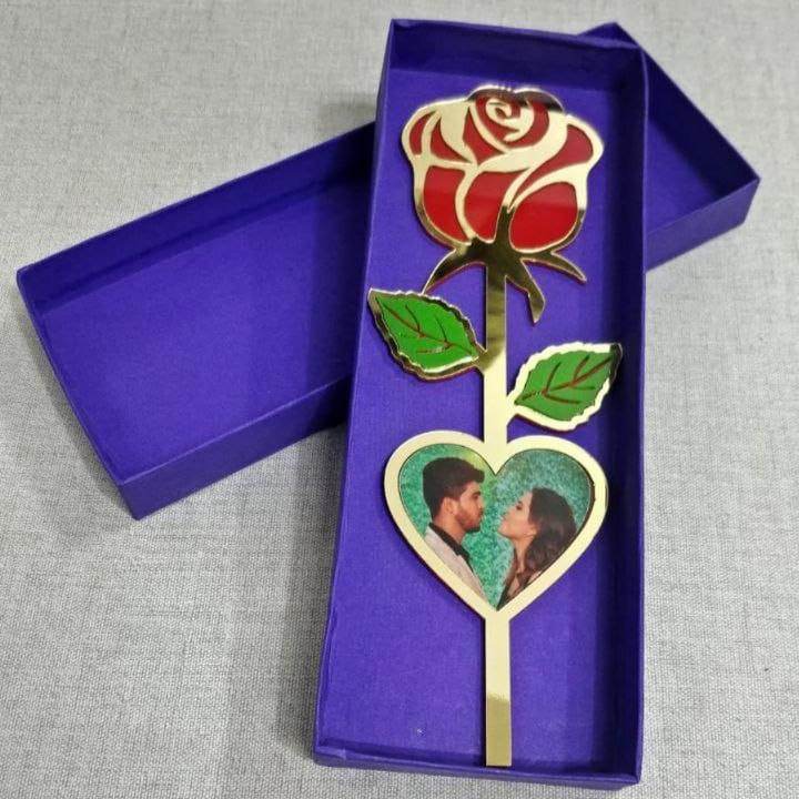 CUSTOMIZED ACRYLIC PHOTO ROSE - BBD GIFTS